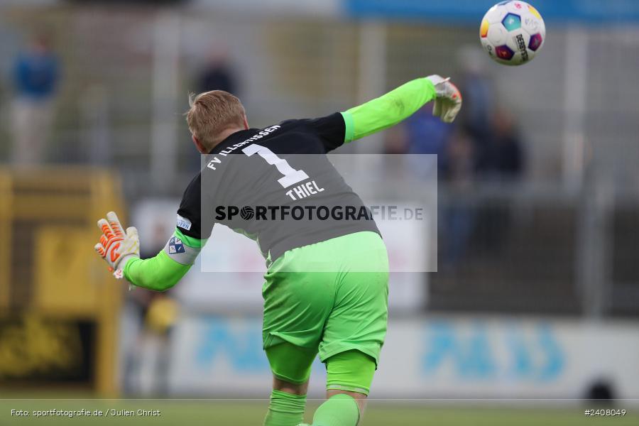 Stadion am Schönbusch, Aschaffenburg, 03.05.2024, sport, action, BFV, Fussball, Mai 2024, 33. Spieltag, Regionalliga Bayern, FVI, SVA, FV Illertissen, SV Viktoria Aschaffenburg - Bild-ID: 2408049