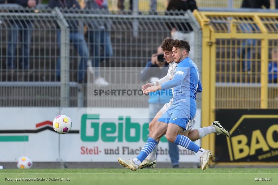 Stadion am Schönbusch, Aschaffenburg, 03.05.2024, sport, action, BFV, Fussball, Mai 2024, 33. Spieltag, Regionalliga Bayern, FVI, SVA, FV Illertissen, SV Viktoria Aschaffenburg - Bild-ID: 2408067