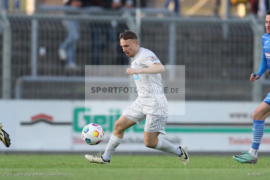 Stadion am Schönbusch, Aschaffenburg, 03.05.2024, sport, action, BFV, Fussball, Mai 2024, 33. Spieltag, Regionalliga Bayern, FVI, SVA, FV Illertissen, SV Viktoria Aschaffenburg - Bild-ID: 2408071