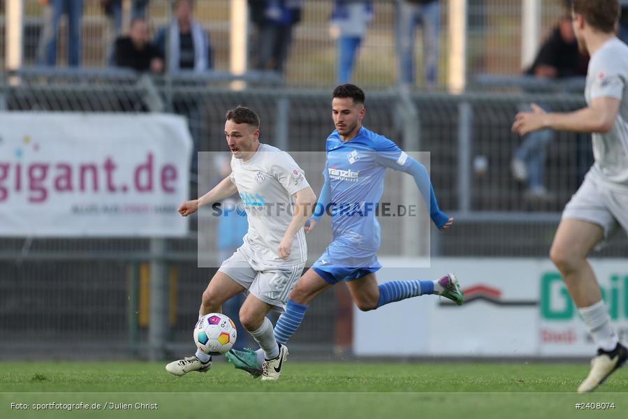 Stadion am Schönbusch, Aschaffenburg, 03.05.2024, sport, action, BFV, Fussball, Mai 2024, 33. Spieltag, Regionalliga Bayern, FVI, SVA, FV Illertissen, SV Viktoria Aschaffenburg - Bild-ID: 2408074
