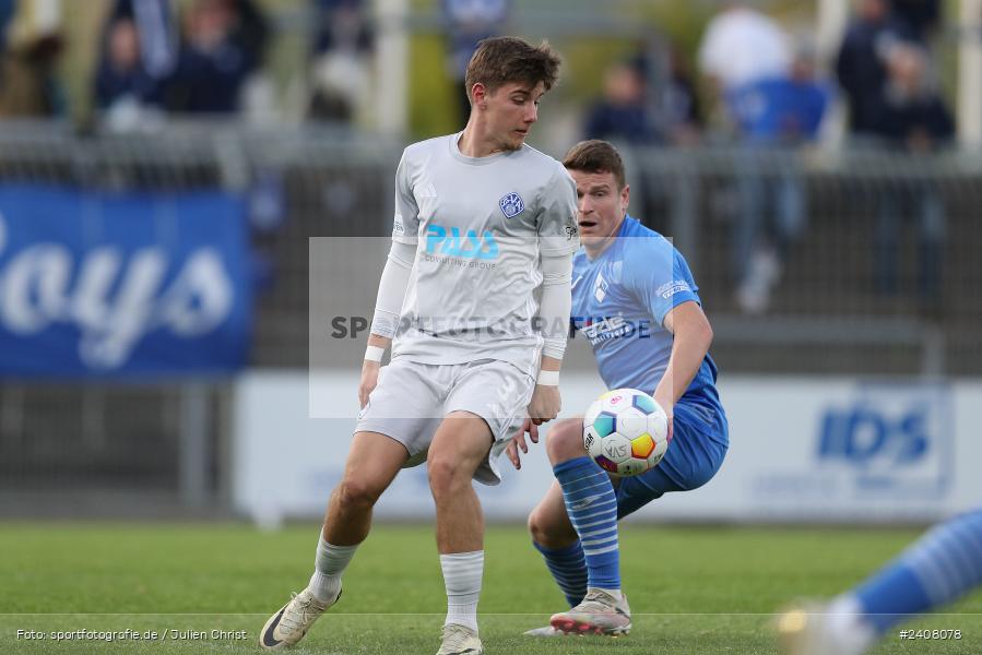 Stadion am Schönbusch, Aschaffenburg, 03.05.2024, sport, action, BFV, Fussball, Mai 2024, 33. Spieltag, Regionalliga Bayern, FVI, SVA, FV Illertissen, SV Viktoria Aschaffenburg - Bild-ID: 2408078