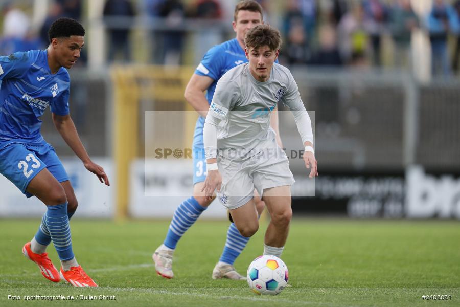 Stadion am Schönbusch, Aschaffenburg, 03.05.2024, sport, action, BFV, Fussball, Mai 2024, 33. Spieltag, Regionalliga Bayern, FVI, SVA, FV Illertissen, SV Viktoria Aschaffenburg - Bild-ID: 2408081