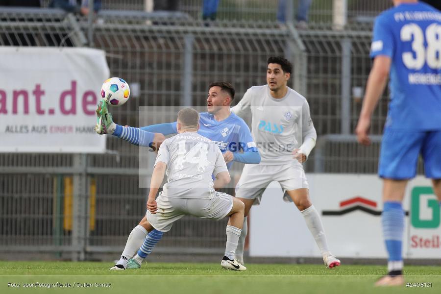 Stadion am Schönbusch, Aschaffenburg, 03.05.2024, sport, action, BFV, Fussball, Mai 2024, 33. Spieltag, Regionalliga Bayern, FVI, SVA, FV Illertissen, SV Viktoria Aschaffenburg - Bild-ID: 2408121 Stadion am Schönbusch, Aschaffenburg, 03.05.2024, sport, action, BFV, Fussball, Mai 2024, 33. Spieltag, Regionalliga Bayern, FVI, SVA, FV Illertissen, SV Viktoria Aschaffenburg - Bild-ID: 2408121