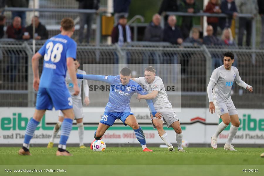 Stadion am Schönbusch, Aschaffenburg, 03.05.2024, sport, action, BFV, Fussball, Mai 2024, 33. Spieltag, Regionalliga Bayern, FVI, SVA, FV Illertissen, SV Viktoria Aschaffenburg - Bild-ID: 2408124