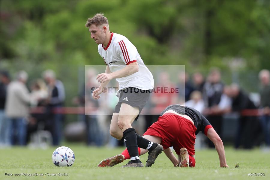 Sportgelände, Burgsinn, 05.05.2024, sport, action, BFV, Fussball, Mai 2024, 24. Spieltag, Kreisklasse Würzburg Gr. 3, SVR, SGB, SV Rieneck, SG Burgsinn - Bild-ID: 2408192