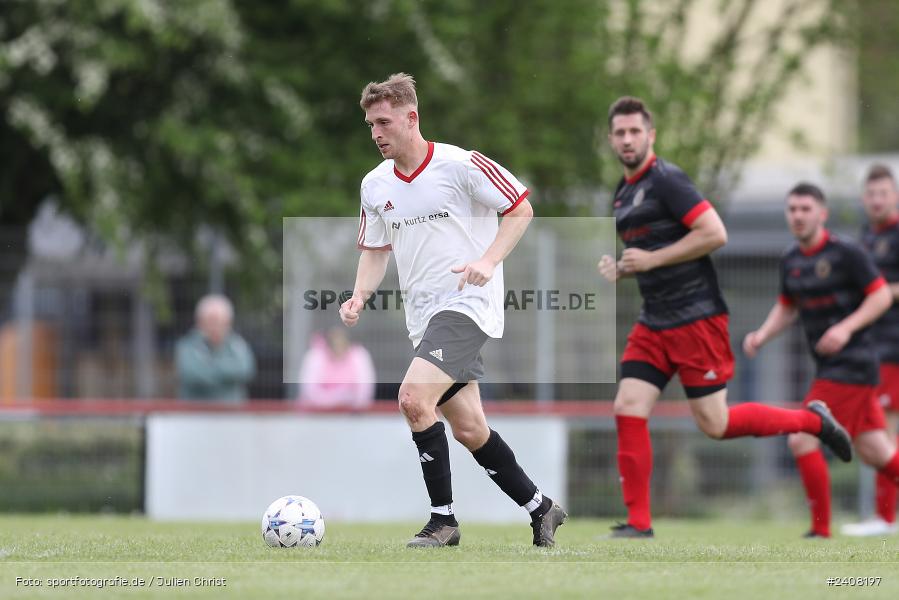 Sportgelände, Burgsinn, 05.05.2024, sport, action, BFV, Fussball, Mai 2024, 24. Spieltag, Kreisklasse Würzburg Gr. 3, SVR, SGB, SV Rieneck, SG Burgsinn - Bild-ID: 2408197