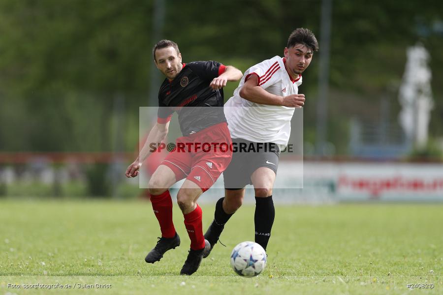 Sportgelände, Burgsinn, 05.05.2024, sport, action, BFV, Fussball, Mai 2024, 24. Spieltag, Kreisklasse Würzburg Gr. 3, SVR, SGB, SV Rieneck, SG Burgsinn - Bild-ID: 2408210
