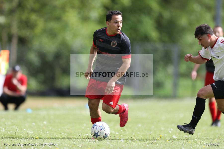 Sportgelände, Burgsinn, 05.05.2024, sport, action, BFV, Fussball, Mai 2024, 24. Spieltag, Kreisklasse Würzburg Gr. 3, SVR, SGB, SV Rieneck, SG Burgsinn - Bild-ID: 2408227
