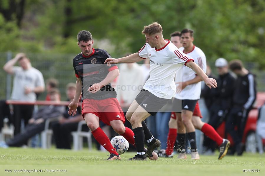Sportgelände, Burgsinn, 05.05.2024, sport, action, BFV, Fussball, Mai 2024, 24. Spieltag, Kreisklasse Würzburg Gr. 3, SVR, SGB, SV Rieneck, SG Burgsinn - Bild-ID: 2408252