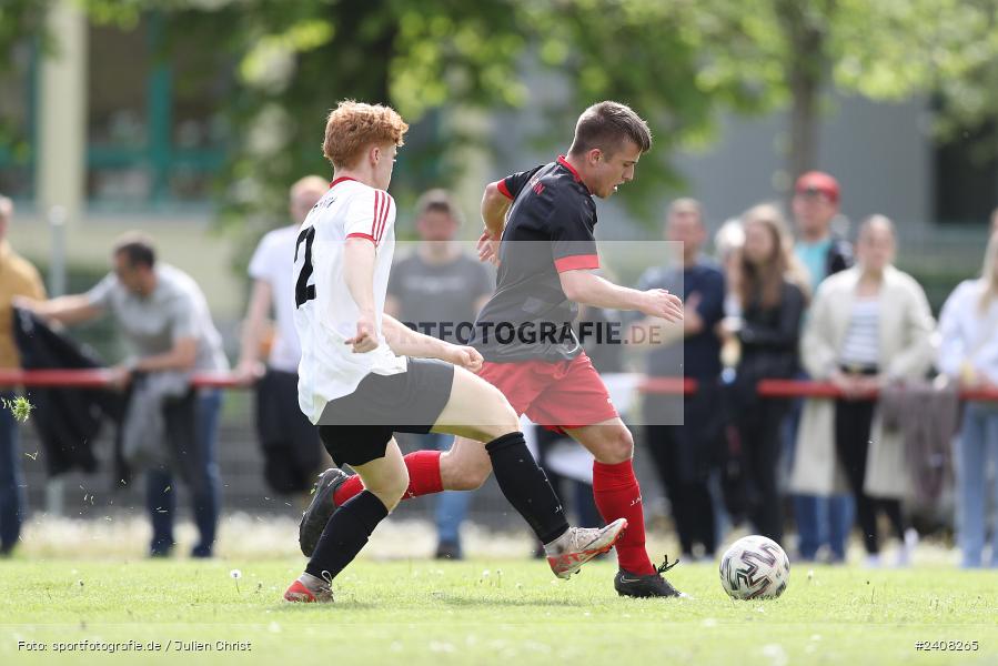 Sportgelände, Burgsinn, 05.05.2024, sport, action, BFV, Fussball, Mai 2024, 24. Spieltag, Kreisklasse Würzburg Gr. 3, SVR, SGB, SV Rieneck, SG Burgsinn - Bild-ID: 2408265