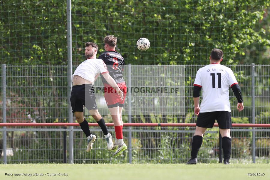 Sportgelände, Burgsinn, 05.05.2024, sport, action, BFV, Fussball, Mai 2024, 24. Spieltag, Kreisklasse Würzburg Gr. 3, SVR, SGB, SV Rieneck, SG Burgsinn - Bild-ID: 2408269