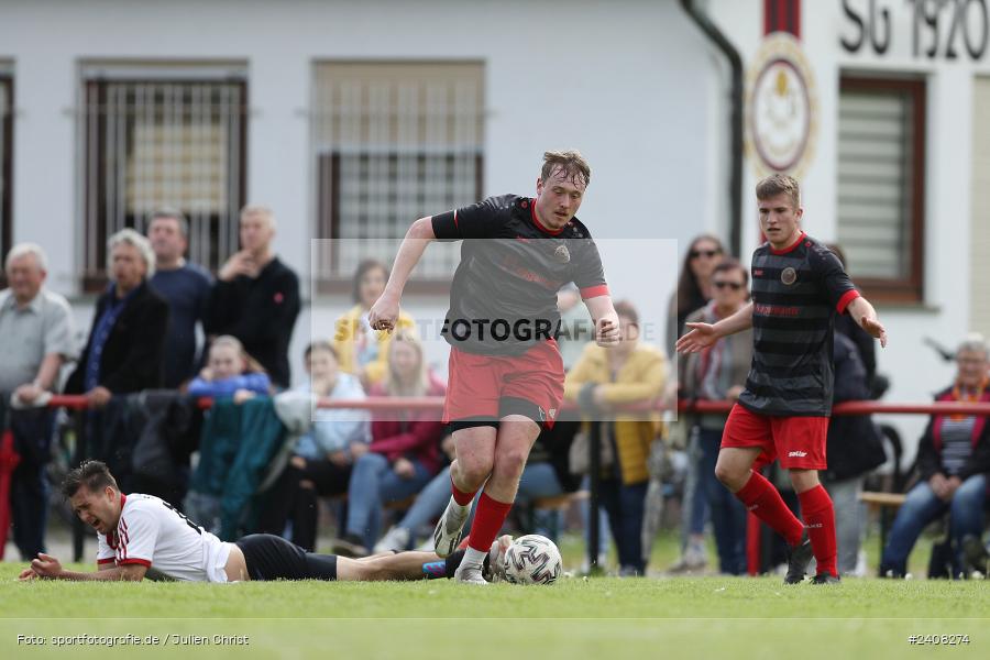 Sportgelände, Burgsinn, 05.05.2024, sport, action, BFV, Fussball, Mai 2024, 24. Spieltag, Kreisklasse Würzburg Gr. 3, SVR, SGB, SV Rieneck, SG Burgsinn - Bild-ID: 2408274