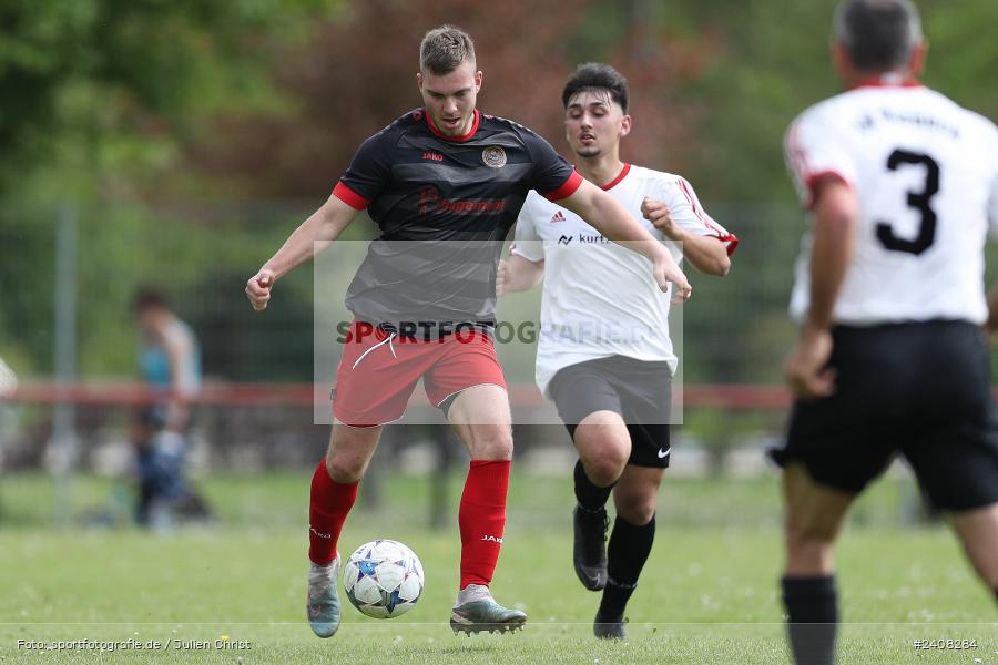 Sportgelände, Burgsinn, 05.05.2024, sport, action, BFV, Fussball, Mai 2024, 24. Spieltag, Kreisklasse Würzburg Gr. 3, SVR, SGB, SV Rieneck, SG Burgsinn - Bild-ID: 2408284