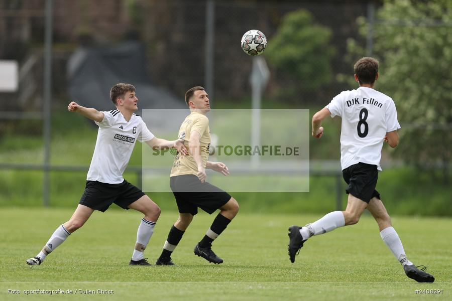 Sportgelände, Fellen, 05.05.2024, sport, action, BFV, Fussball, Mai 2024, 24. Spieltag, A-Klasse Würzburg Gr. 5, SVS, DJK, SV Schaippach, DJK Fellen - Bild-ID: 2408291