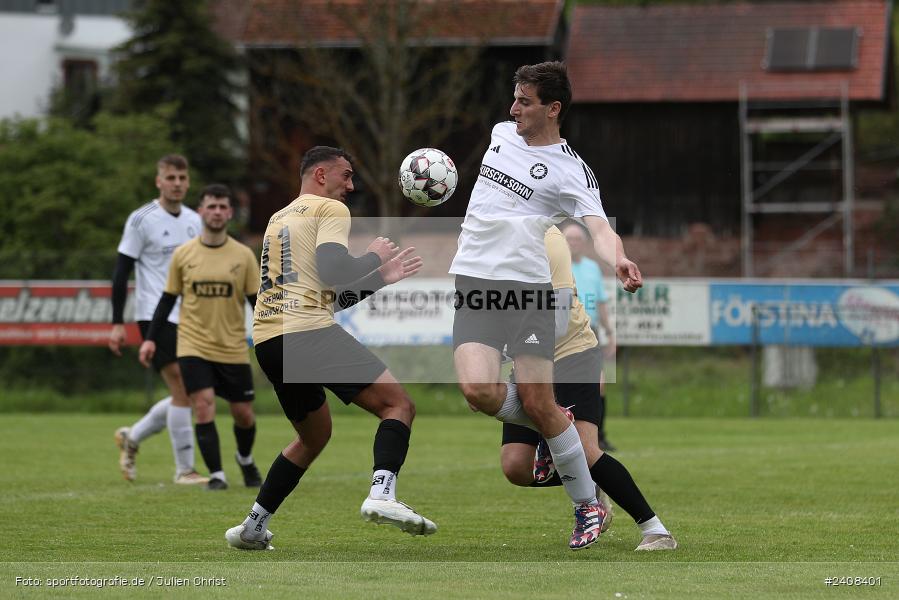 Sportgelände, Fellen, 05.05.2024, sport, action, BFV, Fussball, Mai 2024, 24. Spieltag, A-Klasse Würzburg Gr. 5, SVS, DJK, SV Schaippach, DJK Fellen - Bild-ID: 2408401