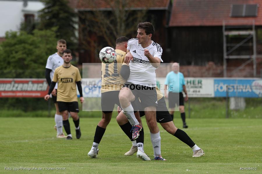Sportgelände, Fellen, 05.05.2024, sport, action, BFV, Fussball, Mai 2024, 24. Spieltag, A-Klasse Würzburg Gr. 5, SVS, DJK, SV Schaippach, DJK Fellen - Bild-ID: 2408402