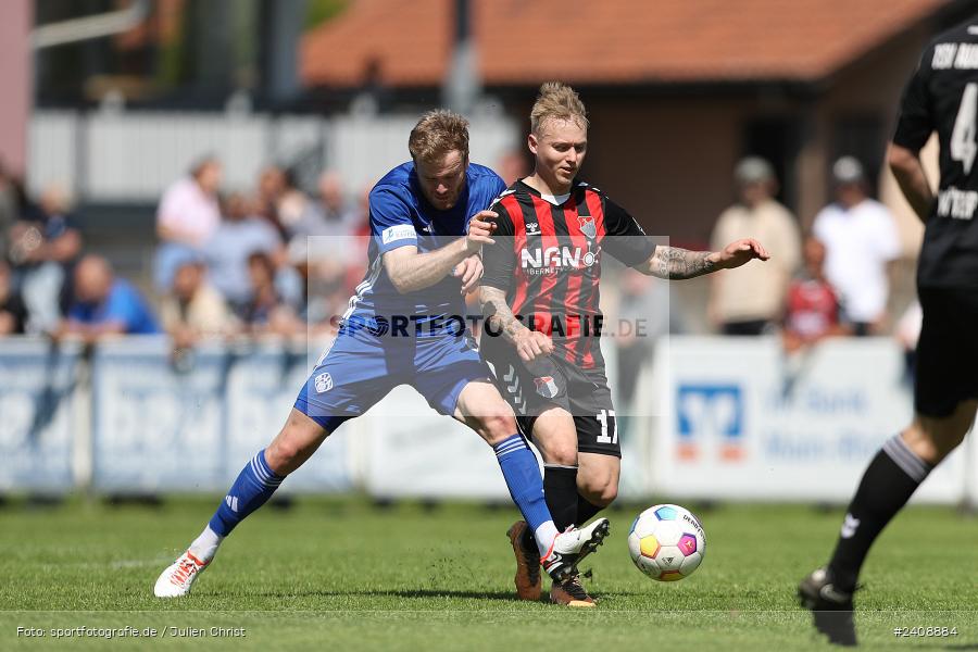 NGN Arena, Aubstadt, 11.05.2024, sport, action, BFV, Fussball, Mai 2024, 33. Spieltag, Regionalliga Bayern, SVA, TSV, SV Viktoria Aschaffenburg, TSV Aubstadt - Bild-ID: 2408884