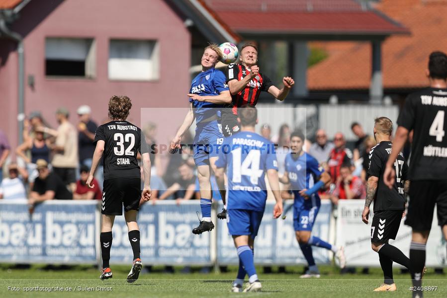 NGN Arena, Aubstadt, 11.05.2024, sport, action, BFV, Fussball, Mai 2024, 33. Spieltag, Regionalliga Bayern, SVA, TSV, SV Viktoria Aschaffenburg, TSV Aubstadt - Bild-ID: 2408897