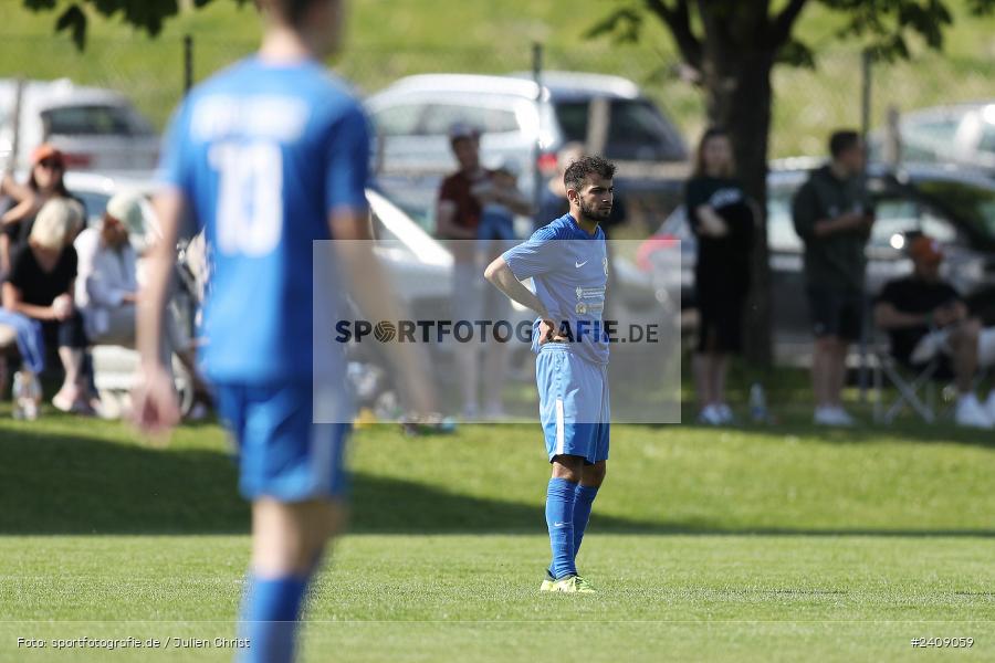 Sportgelände, Esselbach, 12.05.2024, sport, action, BFV, Fussball, Mai 2024, 27. Spieltag, Kreisliga Würzburg Gr. 2, TSV, FSV, TSV Neuhütten-Wiesthal, FSV Esselbach-Steinmark - Bild-ID: 2409059