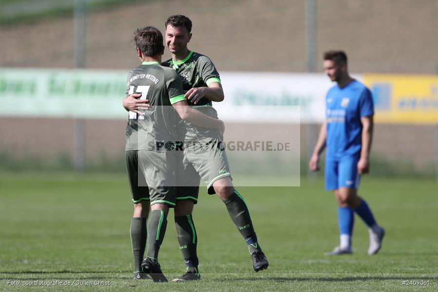 Sportgelände, Esselbach, 12.05.2024, sport, action, BFV, Fussball, Mai 2024, 27. Spieltag, Kreisliga Würzburg Gr. 2, TSV, FSV, TSV Neuhütten-Wiesthal, FSV Esselbach-Steinmark - Bild-ID: 2409061