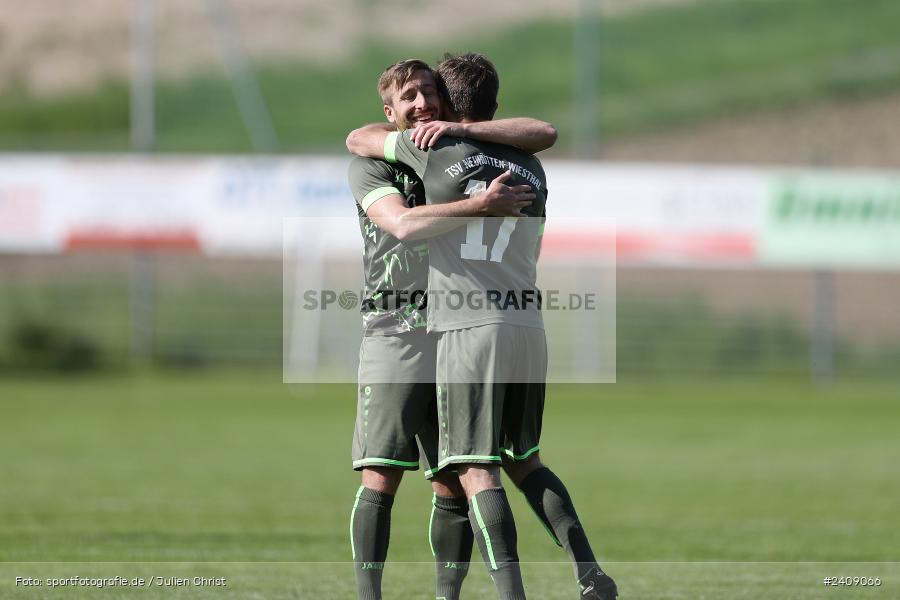 Sportgelände, Esselbach, 12.05.2024, sport, action, BFV, Fussball, Mai 2024, 27. Spieltag, Kreisliga Würzburg Gr. 2, TSV, FSV, TSV Neuhütten-Wiesthal, FSV Esselbach-Steinmark - Bild-ID: 2409066