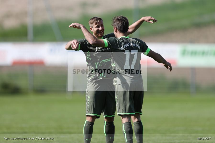 Sportgelände, Esselbach, 12.05.2024, sport, action, BFV, Fussball, Mai 2024, 27. Spieltag, Kreisliga Würzburg Gr. 2, TSV, FSV, TSV Neuhütten-Wiesthal, FSV Esselbach-Steinmark - Bild-ID: 2409067