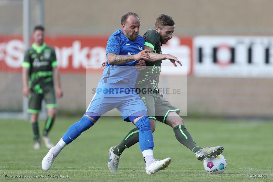 Sportgelände, Esselbach, 12.05.2024, sport, action, BFV, Fussball, Mai 2024, 27. Spieltag, Kreisliga Würzburg Gr. 2, TSV, FSV, TSV Neuhütten-Wiesthal, FSV Esselbach-Steinmark - Bild-ID: 2409073