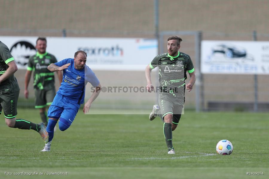 Sportgelände, Esselbach, 12.05.2024, sport, action, BFV, Fussball, Mai 2024, 27. Spieltag, Kreisliga Würzburg Gr. 2, TSV, FSV, TSV Neuhütten-Wiesthal, FSV Esselbach-Steinmark - Bild-ID: 2409074