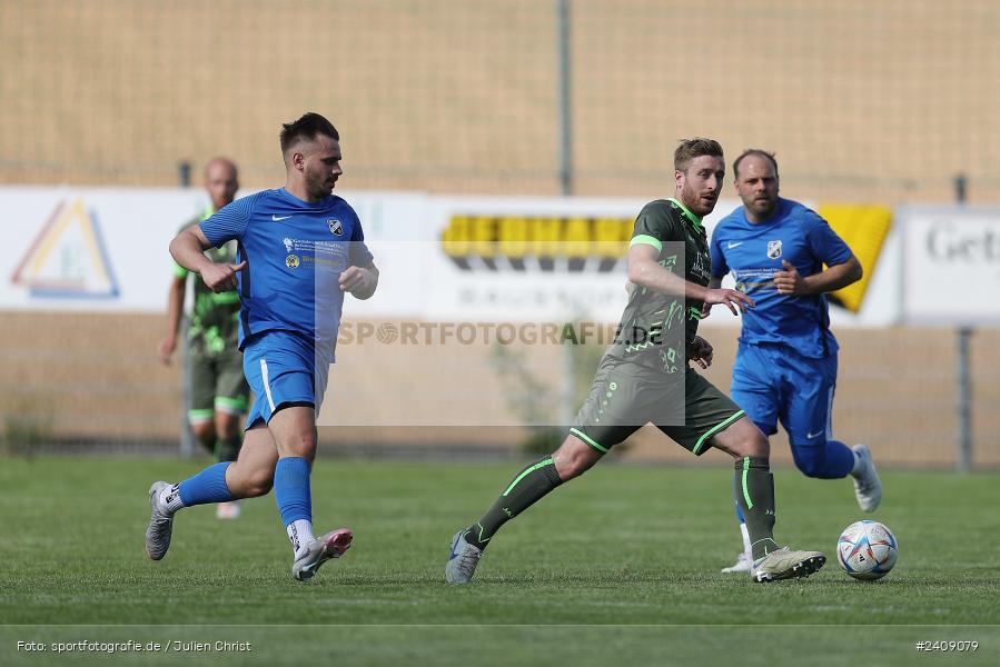 Sportgelände, Esselbach, 12.05.2024, sport, action, BFV, Fussball, Mai 2024, 27. Spieltag, Kreisliga Würzburg Gr. 2, TSV, FSV, TSV Neuhütten-Wiesthal, FSV Esselbach-Steinmark - Bild-ID: 2409079