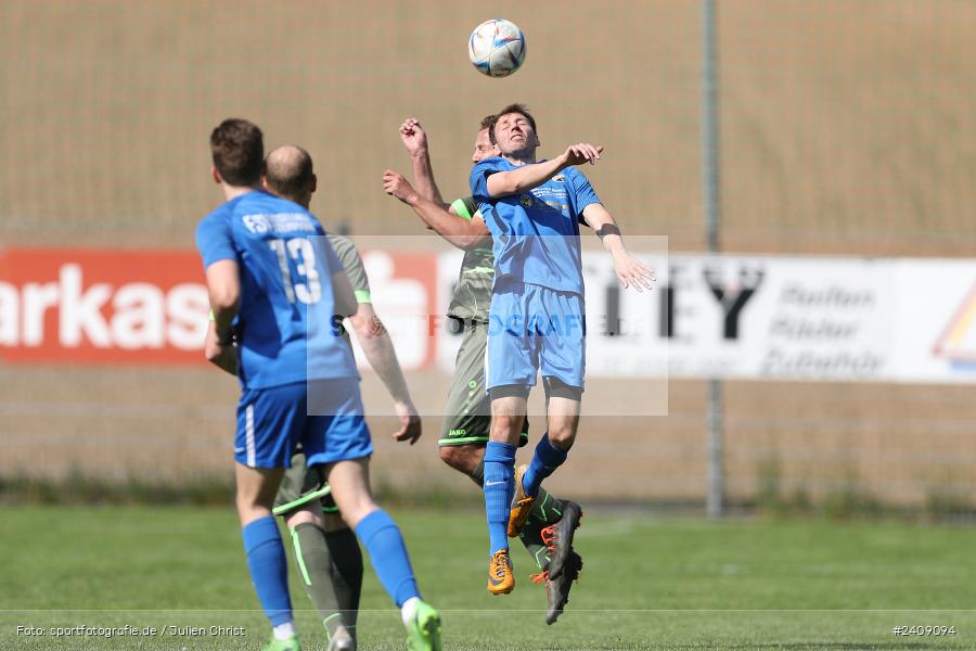 Sportgelände, Esselbach, 12.05.2024, sport, action, BFV, Fussball, Mai 2024, 27. Spieltag, Kreisliga Würzburg Gr. 2, TSV, FSV, TSV Neuhütten-Wiesthal, FSV Esselbach-Steinmark - Bild-ID: 2409094