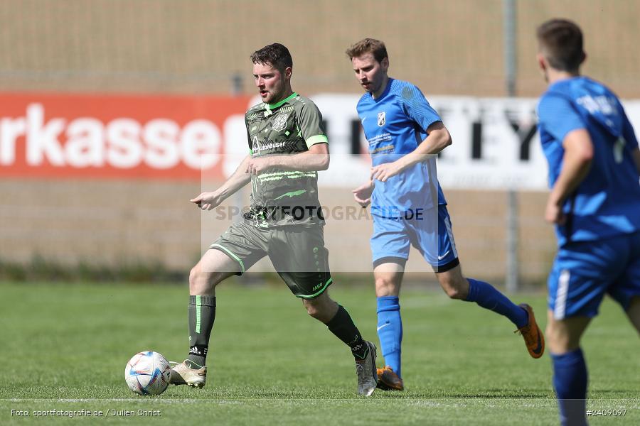 Sportgelände, Esselbach, 12.05.2024, sport, action, BFV, Fussball, Mai 2024, 27. Spieltag, Kreisliga Würzburg Gr. 2, TSV, FSV, TSV Neuhütten-Wiesthal, FSV Esselbach-Steinmark - Bild-ID: 2409097