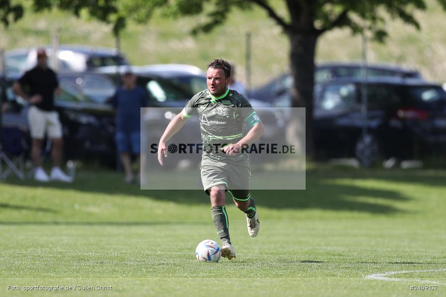 Sportgelände, Esselbach, 12.05.2024, sport, action, BFV, Fussball, Mai 2024, 27. Spieltag, Kreisliga Würzburg Gr. 2, TSV, FSV, TSV Neuhütten-Wiesthal, FSV Esselbach-Steinmark - Bild-ID: 2409107
