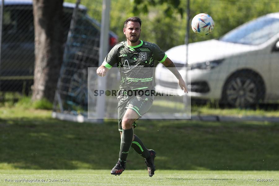 Sportgelände, Esselbach, 12.05.2024, sport, action, BFV, Fussball, Mai 2024, 27. Spieltag, Kreisliga Würzburg Gr. 2, TSV, FSV, TSV Neuhütten-Wiesthal, FSV Esselbach-Steinmark - Bild-ID: 2409109
