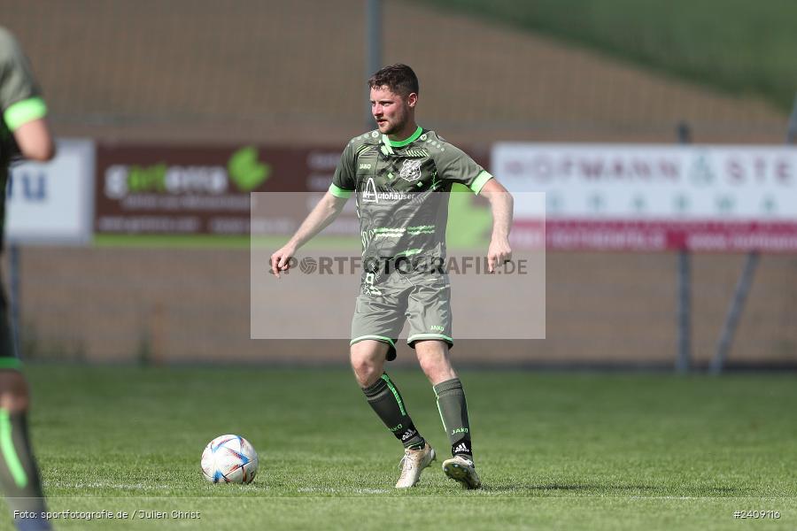 Sportgelände, Esselbach, 12.05.2024, sport, action, BFV, Fussball, Mai 2024, 27. Spieltag, Kreisliga Würzburg Gr. 2, TSV, FSV, TSV Neuhütten-Wiesthal, FSV Esselbach-Steinmark - Bild-ID: 2409116