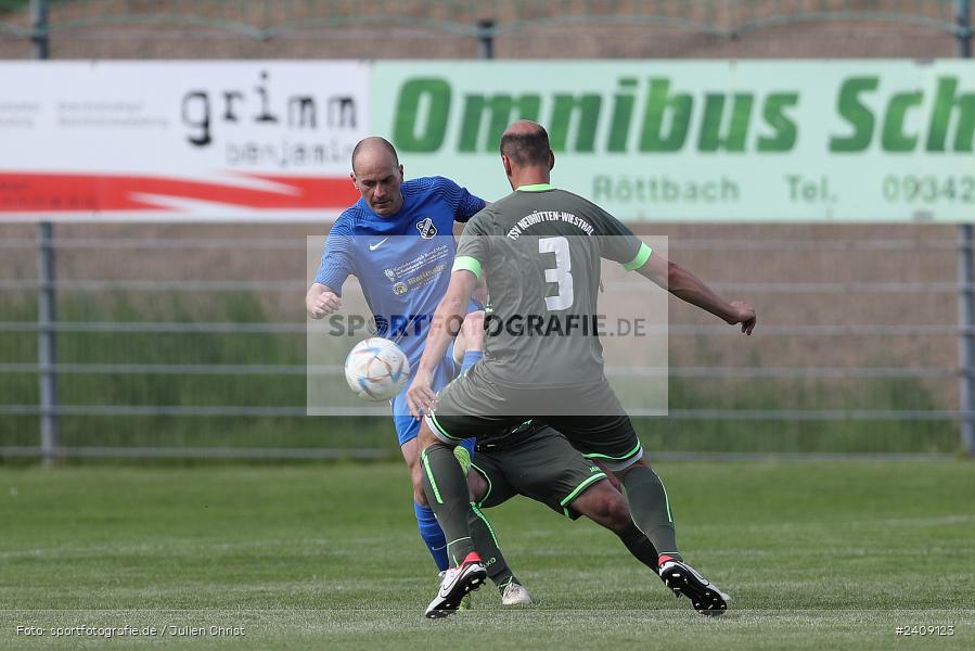 Sportgelände, Esselbach, 12.05.2024, sport, action, BFV, Fussball, Mai 2024, 27. Spieltag, Kreisliga Würzburg Gr. 2, TSV, FSV, TSV Neuhütten-Wiesthal, FSV Esselbach-Steinmark - Bild-ID: 2409123