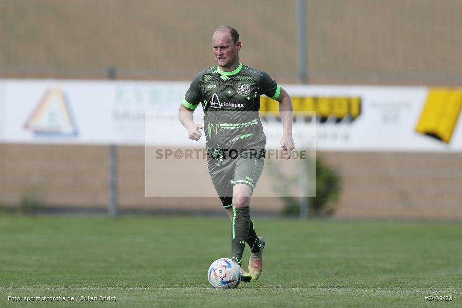 Sportgelände, Esselbach, 12.05.2024, sport, action, BFV, Fussball, Mai 2024, 27. Spieltag, Kreisliga Würzburg Gr. 2, TSV, FSV, TSV Neuhütten-Wiesthal, FSV Esselbach-Steinmark - Bild-ID: 2409126