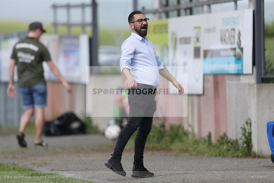 Sportgelände, Esselbach, 12.05.2024, sport, action, BFV, Fussball, Mai 2024, 27. Spieltag, Kreisliga Würzburg Gr. 2, TSV, FSV, TSV Neuhütten-Wiesthal, FSV Esselbach-Steinmark - Bild-ID: 2409127