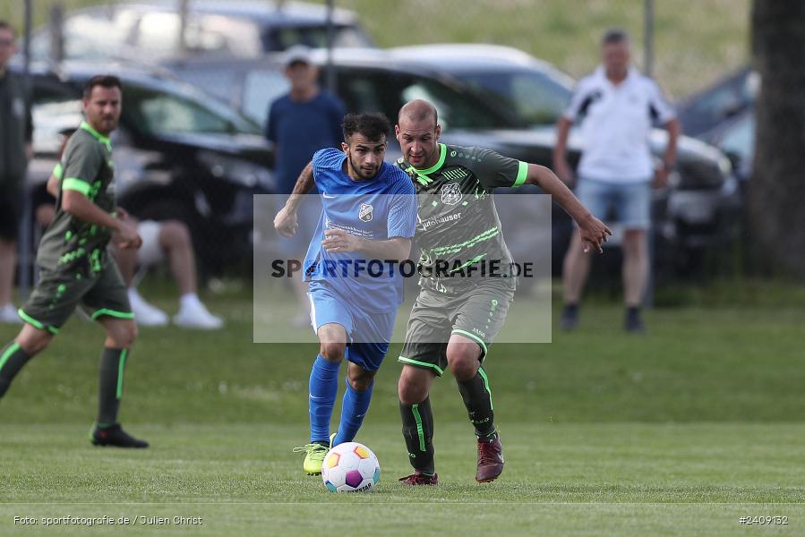 Sportgelände, Esselbach, 12.05.2024, sport, action, BFV, Fussball, Mai 2024, 27. Spieltag, Kreisliga Würzburg Gr. 2, TSV, FSV, TSV Neuhütten-Wiesthal, FSV Esselbach-Steinmark - Bild-ID: 2409132