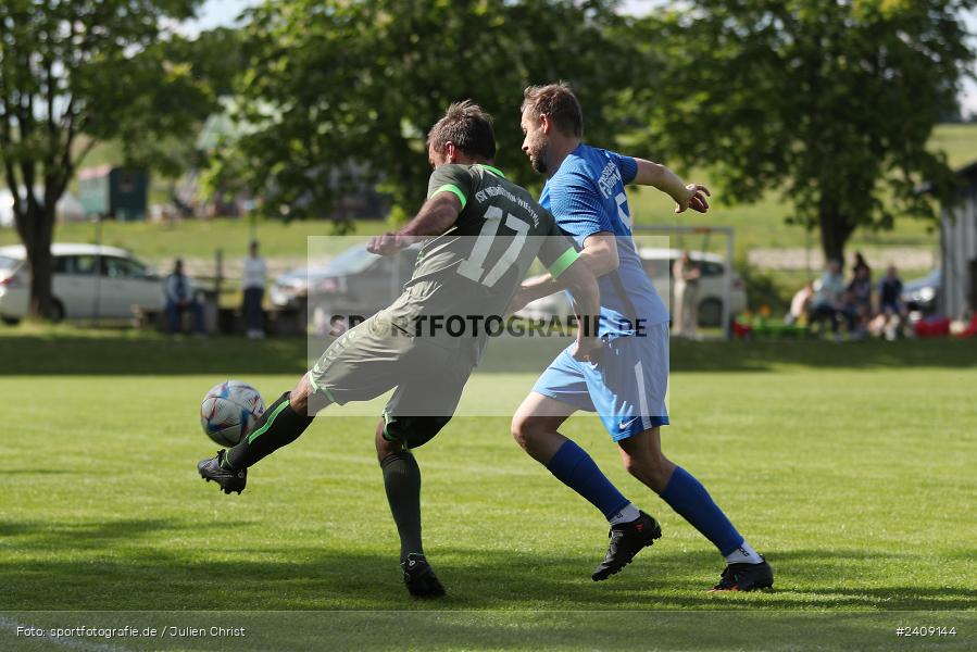 Sportgelände, Esselbach, 12.05.2024, sport, action, BFV, Fussball, Mai 2024, 27. Spieltag, Kreisliga Würzburg Gr. 2, TSV, FSV, TSV Neuhütten-Wiesthal, FSV Esselbach-Steinmark - Bild-ID: 2409144