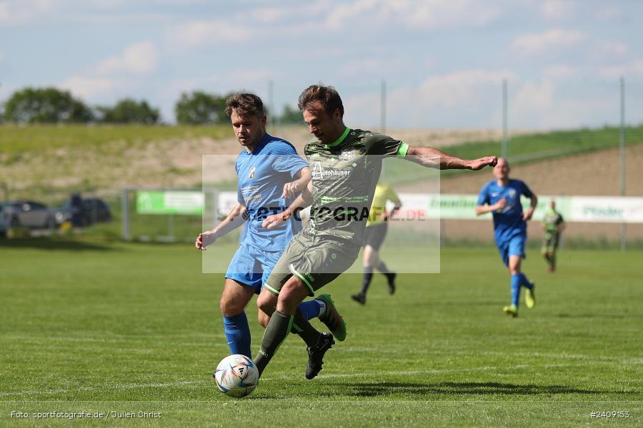 Sportgelände, Esselbach, 12.05.2024, sport, action, BFV, Fussball, Mai 2024, 27. Spieltag, Kreisliga Würzburg Gr. 2, TSV, FSV, TSV Neuhütten-Wiesthal, FSV Esselbach-Steinmark - Bild-ID: 2409153