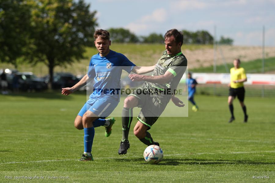 Sportgelände, Esselbach, 12.05.2024, sport, action, BFV, Fussball, Mai 2024, 27. Spieltag, Kreisliga Würzburg Gr. 2, TSV, FSV, TSV Neuhütten-Wiesthal, FSV Esselbach-Steinmark - Bild-ID: 2409154