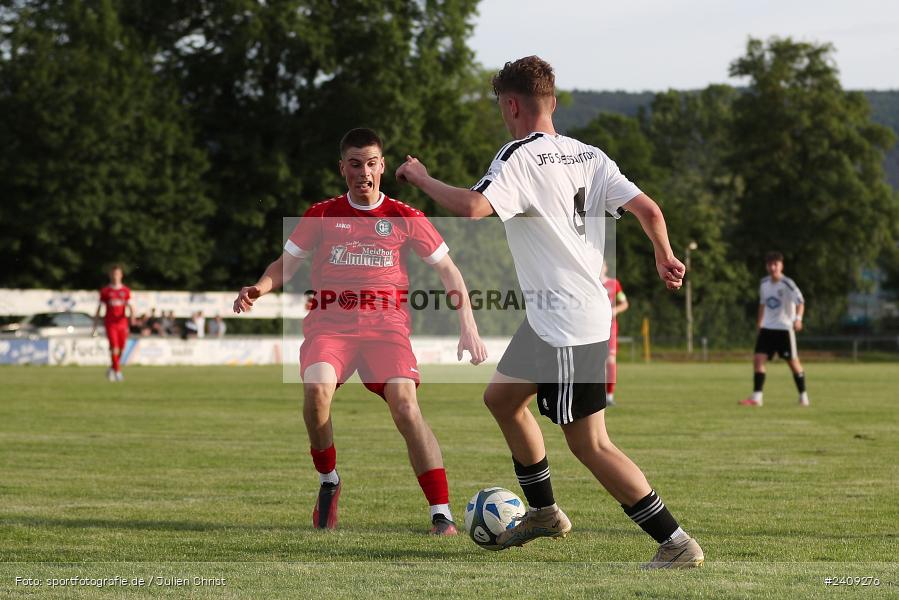Sportgelände, Lohr am Main, 16.05.2024, sport, action, BFV, Fussball, Mai 2024, B-Junioren, Finale, U17 Landräte Pokal Main-Spessart, TUS, JFG, SG TuS Frammersbach, JFG Spessarttor - Bild-ID: 2409276 Sportgelände, Lohr am Main, 16.05.2024, sport, action, BFV, Fussball, Mai 2024, B-Junioren, Finale, U17 Landräte Pokal Main-Spessart, TUS, JFG, SG TuS Frammersbach, JFG Spessarttor - Bild-ID: 2409276