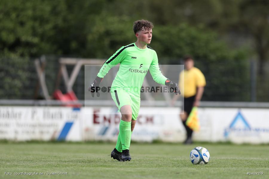 Sportgelände, Lohr am Main, 16.05.2024, sport, action, BFV, Fussball, Mai 2024, B-Junioren, Finale, U17 Landräte Pokal Main-Spessart, TUS, JFG, SG TuS Frammersbach, JFG Spessarttor - Bild-ID: 2409279 Sportgelände, Lohr am Main, 16.05.2024, sport, action, BFV, Fussball, Mai 2024, B-Junioren, Finale, U17 Landräte Pokal Main-Spessart, TUS, JFG, SG TuS Frammersbach, JFG Spessarttor - Bild-ID: 2409279