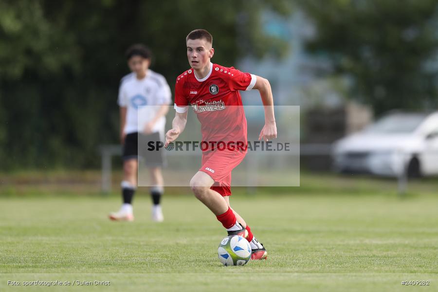 Sportgelände, Lohr am Main, 16.05.2024, sport, action, BFV, Fussball, Mai 2024, B-Junioren, Finale, U17 Landräte Pokal Main-Spessart, TUS, JFG, SG TuS Frammersbach, JFG Spessarttor - Bild-ID: 2409282 Sportgelände, Lohr am Main, 16.05.2024, sport, action, BFV, Fussball, Mai 2024, B-Junioren, Finale, U17 Landräte Pokal Main-Spessart, TUS, JFG, SG TuS Frammersbach, JFG Spessarttor - Bild-ID: 2409282
