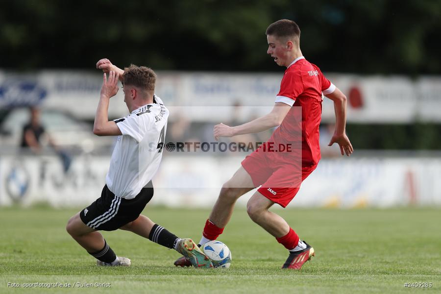 Sportgelände, Lohr am Main, 16.05.2024, sport, action, BFV, Fussball, Mai 2024, B-Junioren, Finale, U17 Landräte Pokal Main-Spessart, TUS, JFG, SG TuS Frammersbach, JFG Spessarttor - Bild-ID: 2409283