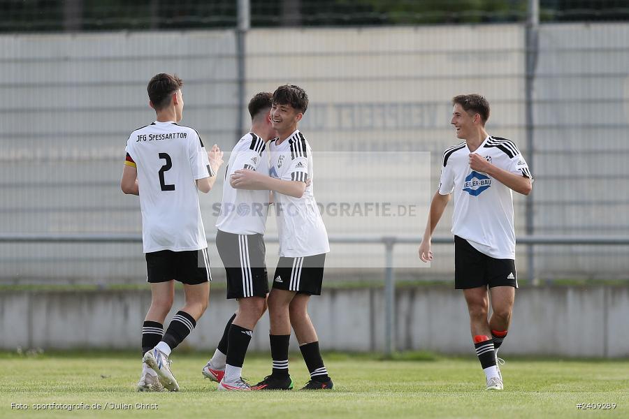 Sportgelände, Lohr am Main, 16.05.2024, sport, action, BFV, Fussball, Mai 2024, B-Junioren, Finale, U17 Landräte Pokal Main-Spessart, TUS, JFG, SG TuS Frammersbach, JFG Spessarttor - Bild-ID: 2409289