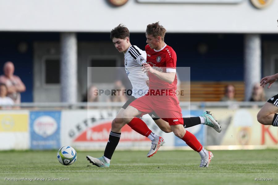 Sportgelände, Lohr am Main, 16.05.2024, sport, action, BFV, Fussball, Mai 2024, B-Junioren, Finale, U17 Landräte Pokal Main-Spessart, TUS, JFG, SG TuS Frammersbach, JFG Spessarttor - Bild-ID: 2409296 Sportgelände, Lohr am Main, 16.05.2024, sport, action, BFV, Fussball, Mai 2024, B-Junioren, Finale, U17 Landräte Pokal Main-Spessart, TUS, JFG, SG TuS Frammersbach, JFG Spessarttor - Bild-ID: 2409296