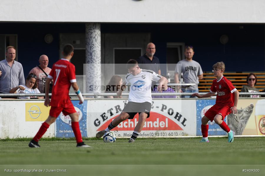 Sportgelände, Lohr am Main, 16.05.2024, sport, action, BFV, Fussball, Mai 2024, B-Junioren, Finale, U17 Landräte Pokal Main-Spessart, TUS, JFG, SG TuS Frammersbach, JFG Spessarttor - Bild-ID: 2409300