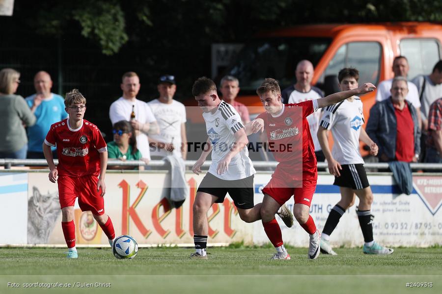 Sportgelände, Lohr am Main, 16.05.2024, sport, action, BFV, Fussball, Mai 2024, B-Junioren, Finale, U17 Landräte Pokal Main-Spessart, TUS, JFG, SG TuS Frammersbach, JFG Spessarttor - Bild-ID: 2409313
