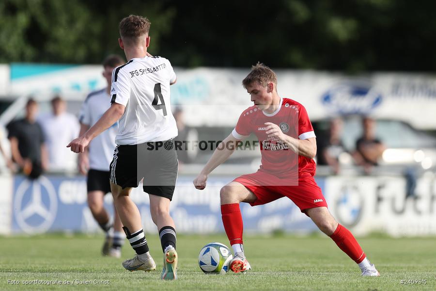 Sportgelände, Lohr am Main, 16.05.2024, sport, action, BFV, Fussball, Mai 2024, B-Junioren, Finale, U17 Landräte Pokal Main-Spessart, TUS, JFG, SG TuS Frammersbach, JFG Spessarttor - Bild-ID: 2409315